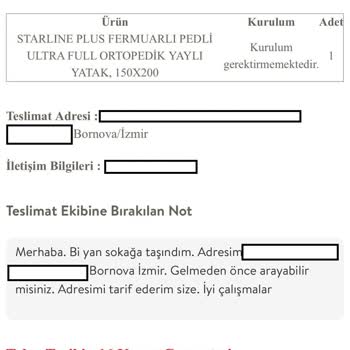 Garanti Kapsamında Çöken Yatak Ve Yetersiz Müşteri Hizmeti
