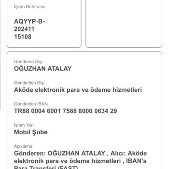 Yanlış Hesaba Gönderilen Paranın Geri Alınamaması