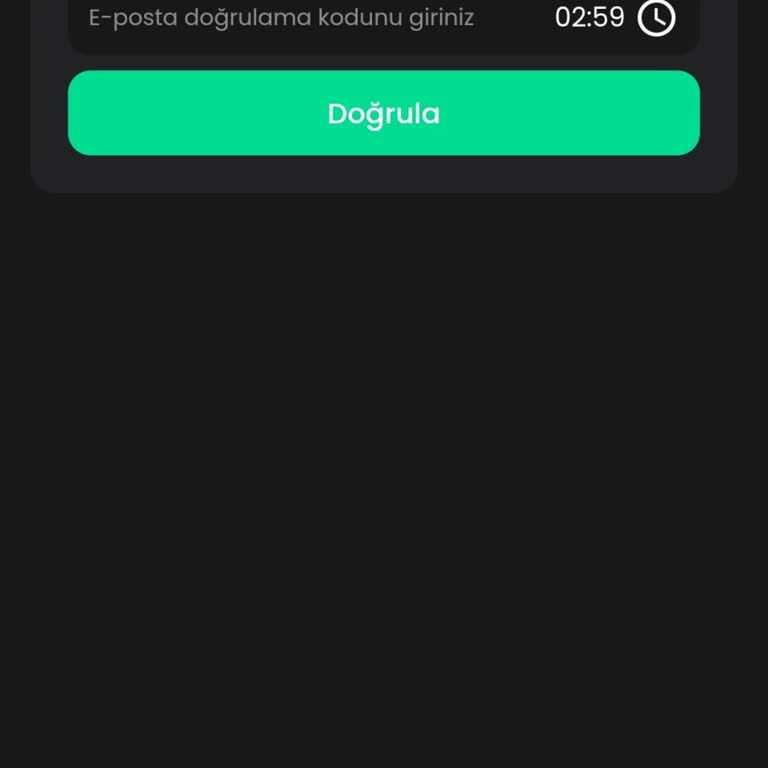 Bitay Uygulamasında Onay Kodu Sorunu