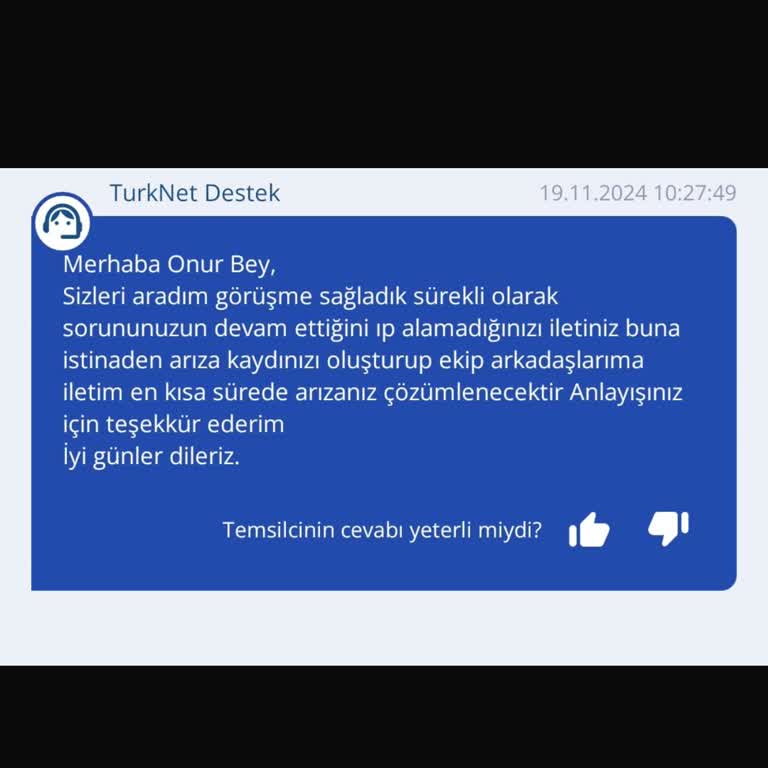TurkNet Hizmet Kesintisi Ve Yetersiz Müşteri Hizmetleri