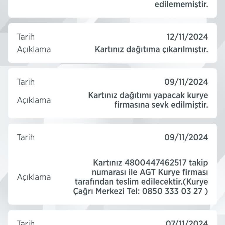 Ziraat Kartımın Teslimatında Yaşanan Belirsizlik