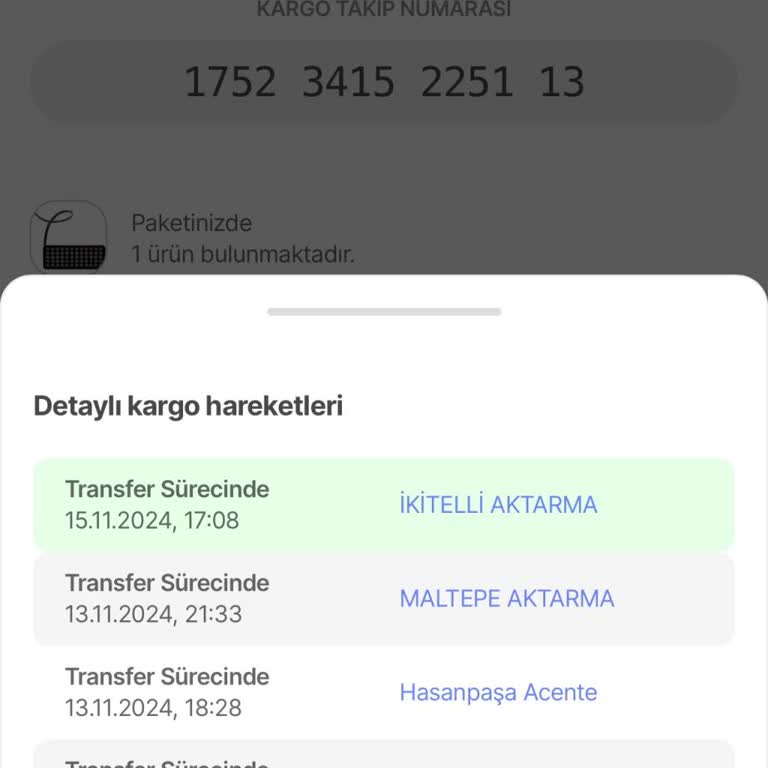 Kargo Çilesi: Ürün Nerede?