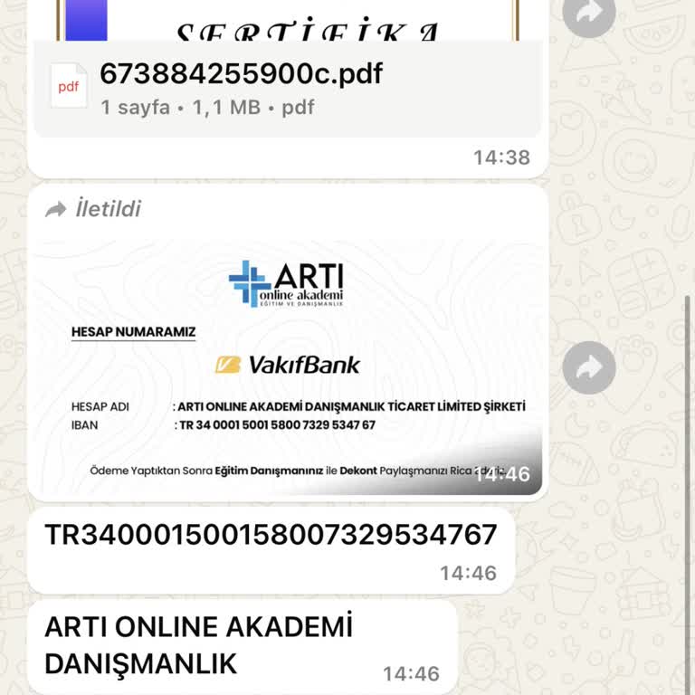 Yanıltıcı Sertifika Talebi