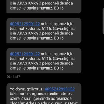 Aras Kargo'nun Yanlış Adres Ve İlgisizlik Sorunu