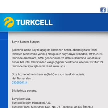 Turkcell'in Kurumsal Hat İptalinde Yaşattığı Zorluklar