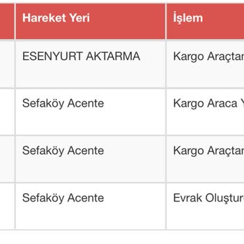 Kargomun Teslimatında Yaşanan Gecikme Ve İletişim Eksikliği