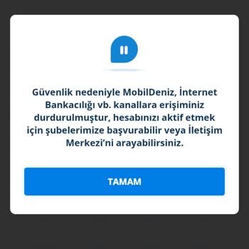 Denizbank'ın Çözülmeyen Güvenlik Engeli Sorunu