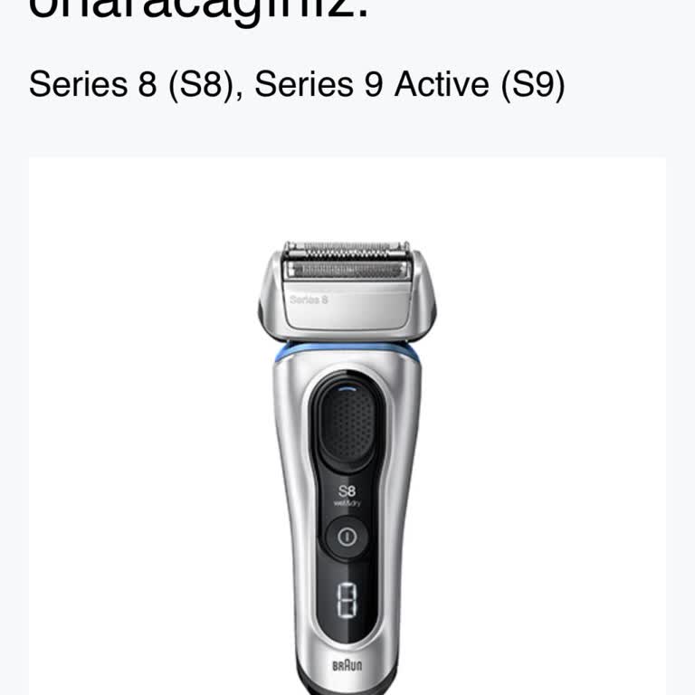 Braun Tıraş Makinesi Yedek Parça Sorunu