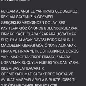 Kurumsalfirmam.com Yanıltıcı Çağrılar Ve Haksız Ödeme Talepleri!