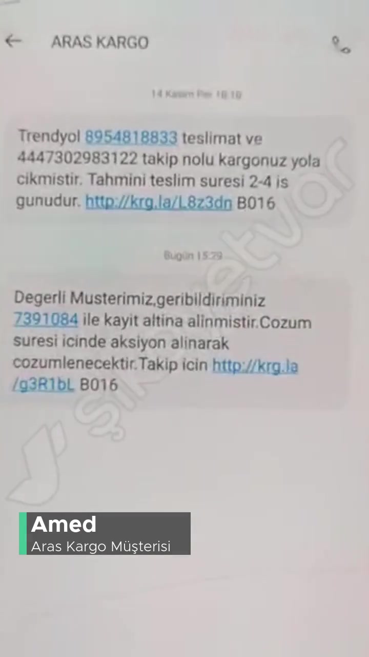 Aras Kargo Sorumsuzluğu Yeniden İş Başında! videonun kapak resmi
