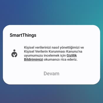 Smartthings Gizlilik Bildirimi Sorunu