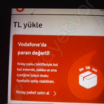 Vodafone Borç Alacak Sayfası Bu Şekilde Çıkıyor!