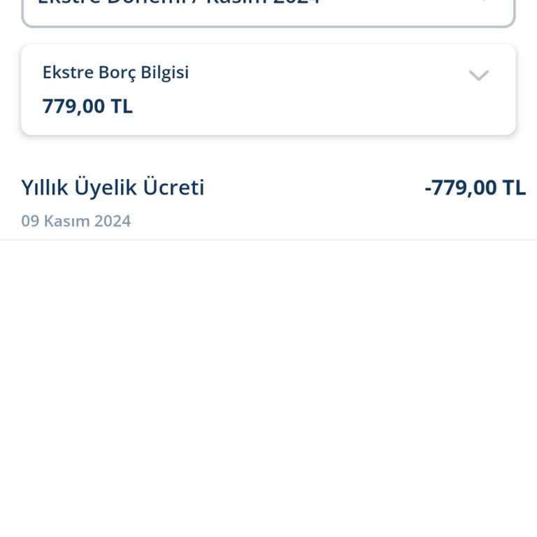 Yıllık Üyelik Ücreti İadesi Talebi