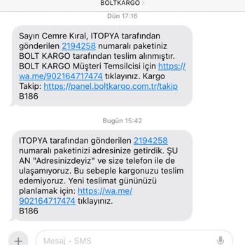 Bolt Kargo'nun İletişim Sorunu Ve Müşteri Hizmetlerindeki Hayal Kırıklığı