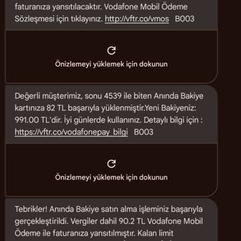 Vodafone Pay'de Güvenlik Açığı Ve Mesaj Sorunu
