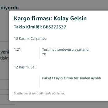 Amazon'dan Satın Alınan Telefon Ve Şarj Aletinin Teslim Edilememesi