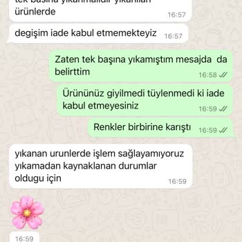 Butikten Alınan Hırkaların Renk Sorunu
