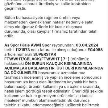 Adidas Ayakkabıda Beklenmedik Kalite Sorunu