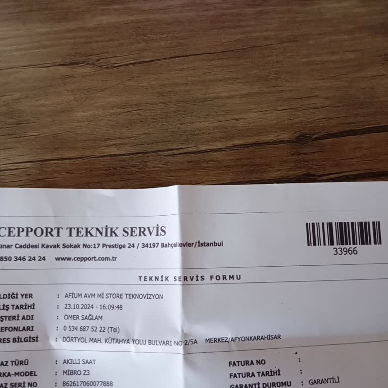 Mibro Z3 Akıllı Saat: Sürekli Arızalar Ve Yetersiz Servis