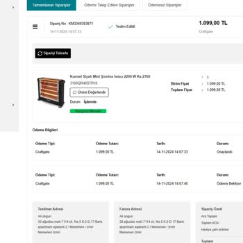 Kumtel Isıtıcıda İmalat Hatası Ve Kırık Parça Sorunu