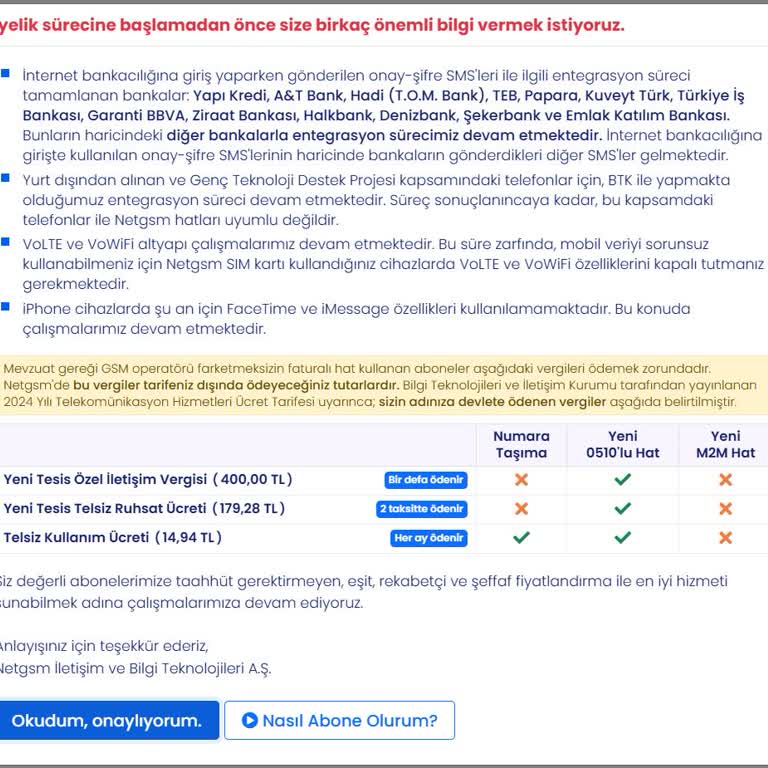 Netgsm Abone Alımında Müşteri Mağduriyeti