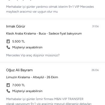 Tekliflerimin Karşılıksız Kalması