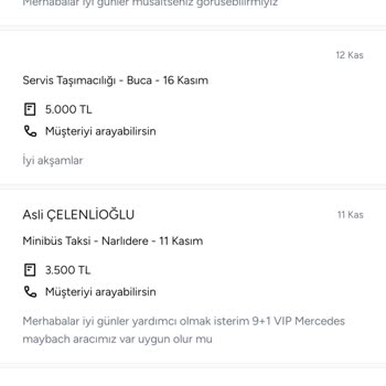 Tekliflerimin Karşılıksız Kalması