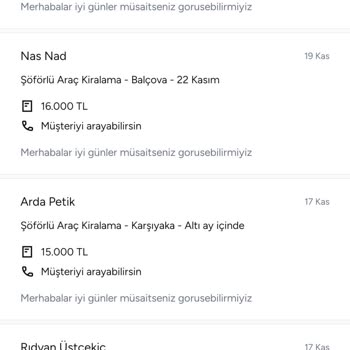 Tekliflerimin Karşılıksız Kalması