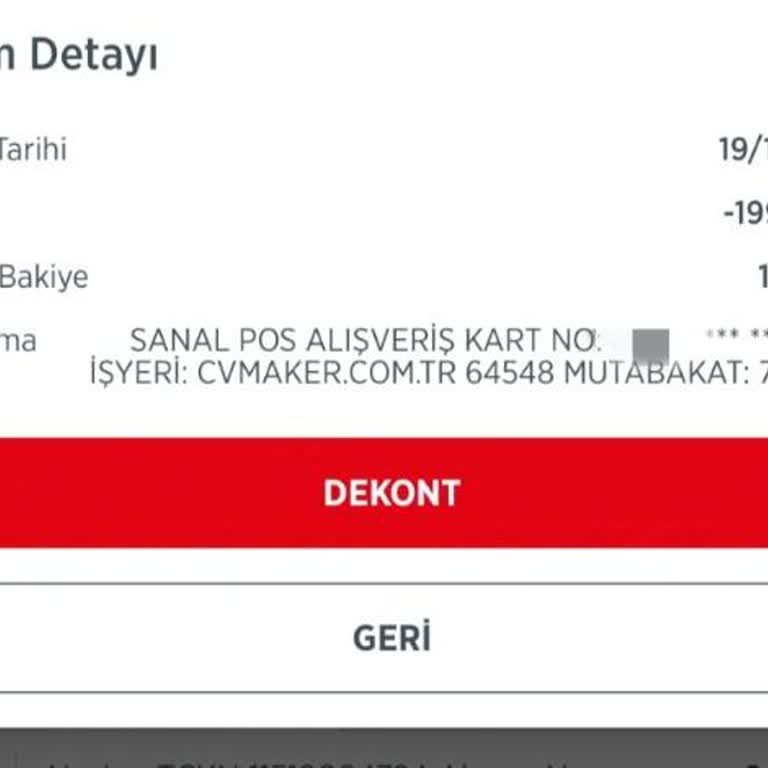 CV Maker Sitesinin Yetkisiz Abonelik Ücreti Çekme Girişimi