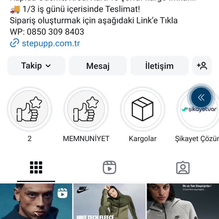 Stepupp.com.tr Kargoya Verilmeyen Ürünler Ve İletişim Sorunları