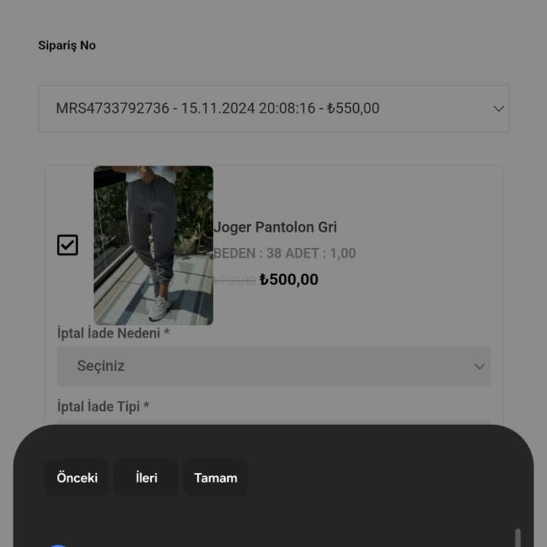 Yanlış Beden Ve İade Sorunu: Müşteri Mağduriyeti