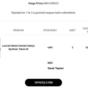 Eksik Gönderilen Sipariş Ve İletişim Sorunları