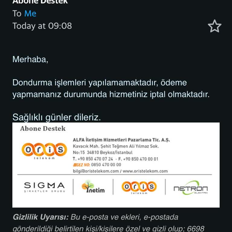 Şok Net Müşteri Hizmetlerine Ulaşamama Ve Hizmet Dondurma Sorunu