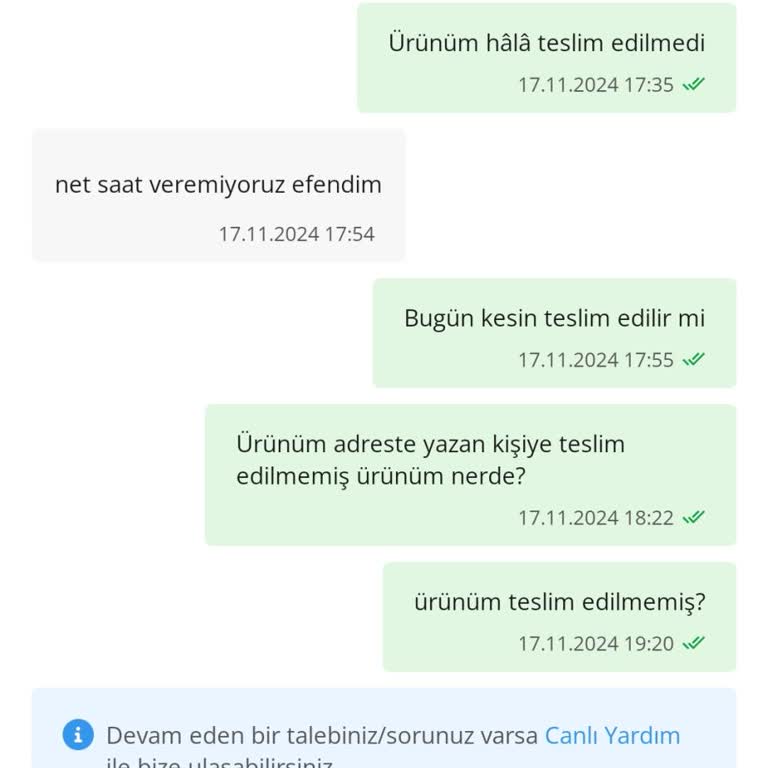 Yanıltıcı Teslimat Bildirimi
