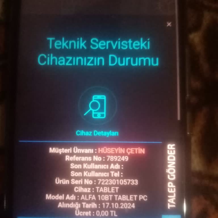 Hometech Tablet Servis Süreci Ve Müşteri Hizmetleri Sorunu