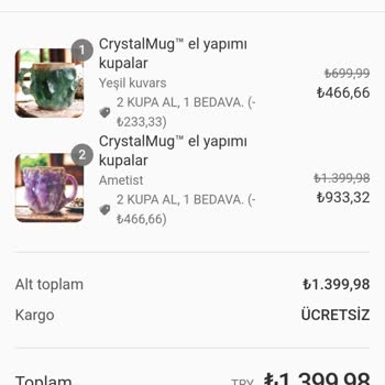 Sipariş Verdim, Ürün Gelmedi: Crystal-mug.com Mağduriyeti