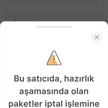 İptal Edilemeyen Sipariş Ve Geciken Kargo Sorunu