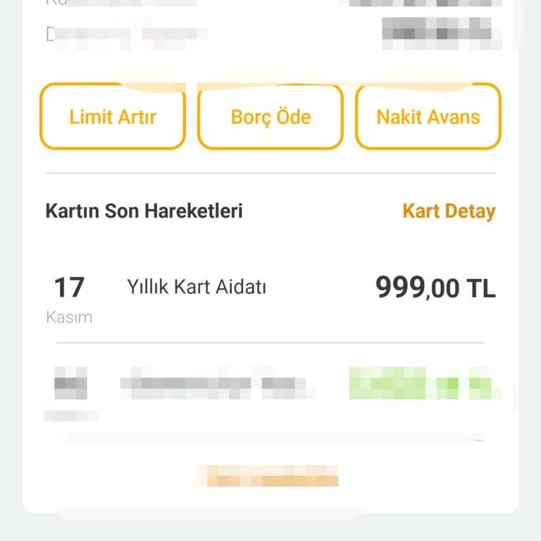 Kredi Kartı Üyelik Ücretinin İadesi Talebi