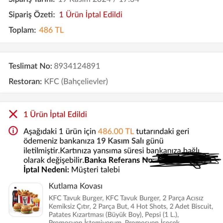 Trendyol Ve KFC'den Hayal Kırıklığı: Sipariş Sorunu