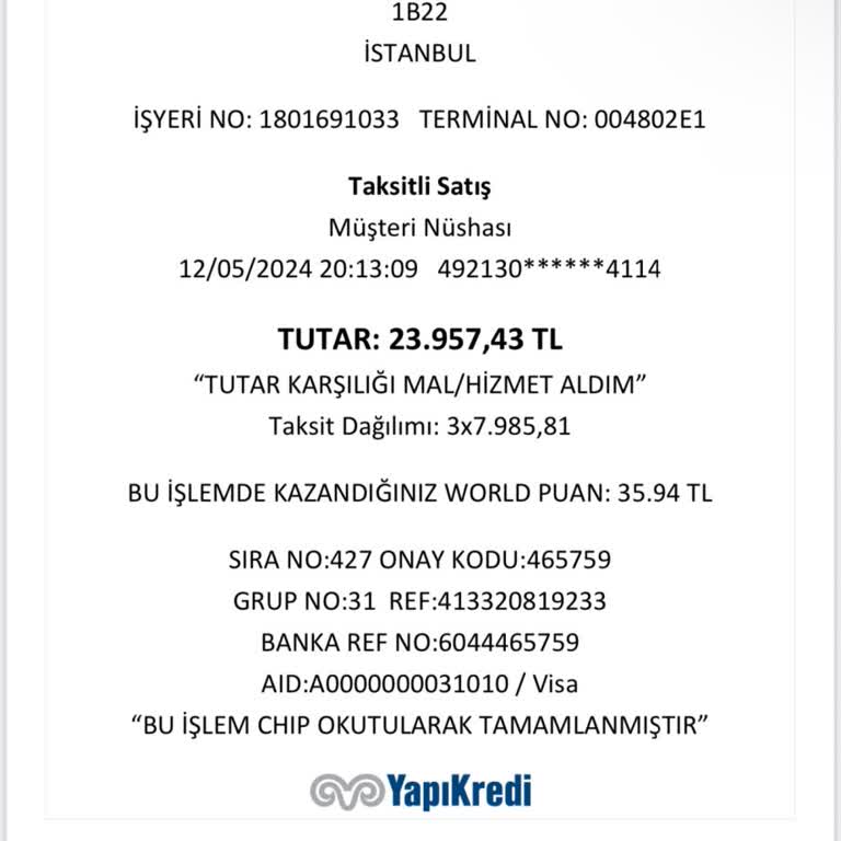 Teslim Edilmeyen Yemek Takımı Ve Kapanan Mağaza Sorunu