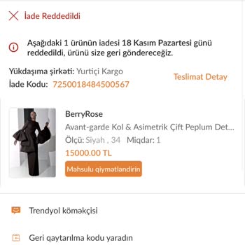 Trendyol'da Teslim Edilmeyen Ürün Ve İade Sorunu