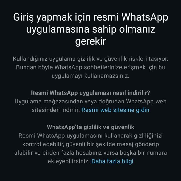 WhatsApp Erişim Engeli Ve Yetersiz Destek
