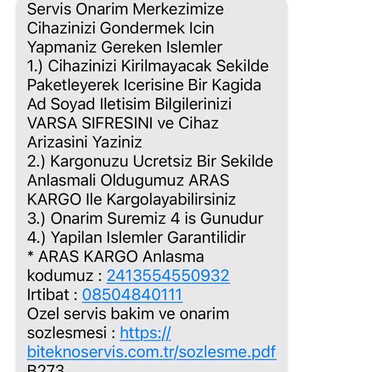 Yanıltıcı Teknik Servis Ve Yüksek Ücret Talebi
