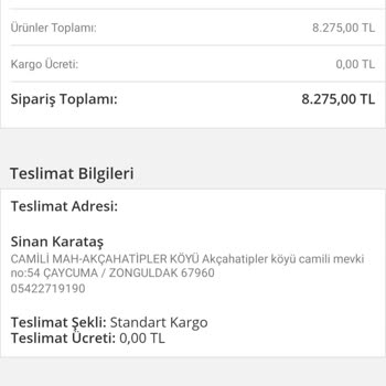 Yanlış Adres Gerekçesiyle Ulaşmayan Kargo