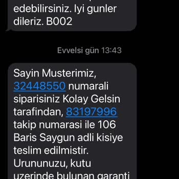 Eksik Parça Ve Yanıltıcı Hizmet Deneyimi