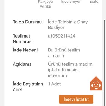 Teslim Edilmeyen Ürün Ve İlgisiz Müşteri Hizmetleri