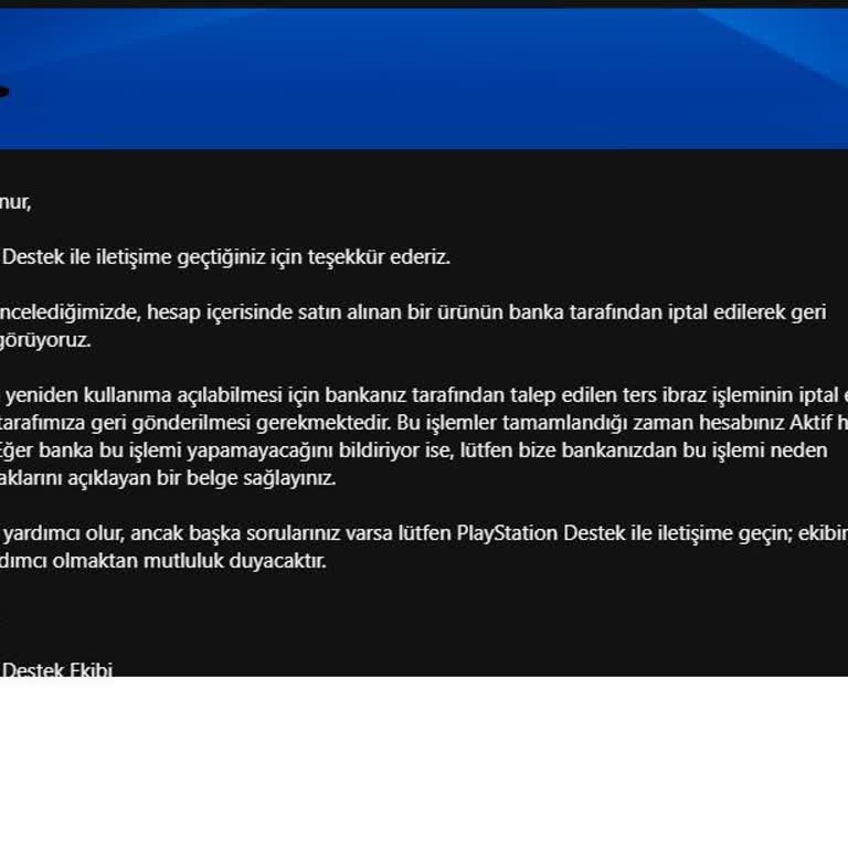 PlayStation Hesabım Haksız Yere Askıda Kaldı