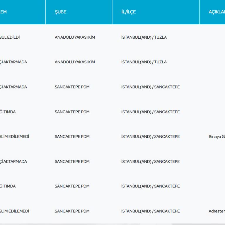 PTT Kargo'nun Teslimat Sorunu