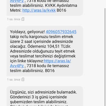 Kargo Teslimatında Yaşanan Sorun