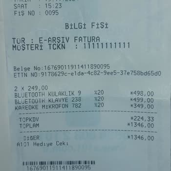 A101 Hediye Çekiyle Aldığım Ürün Çalışmıyor